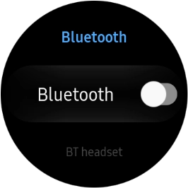 Press Bluetooth to turn on the function.