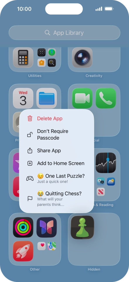 Press Don't Require Passcode.