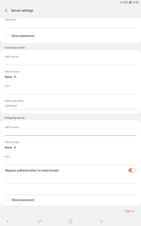 Press the drop down list below 