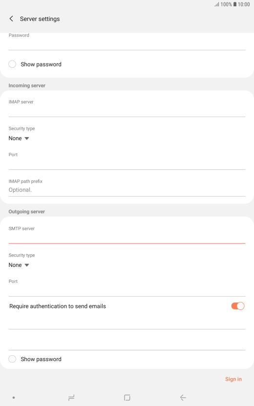 Press the drop down list below 