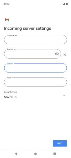 Press the field below 