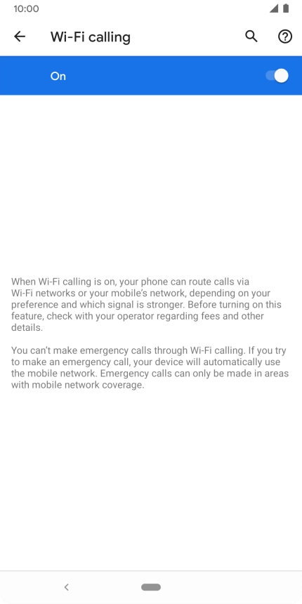 Press the Home key to return to the home screen.