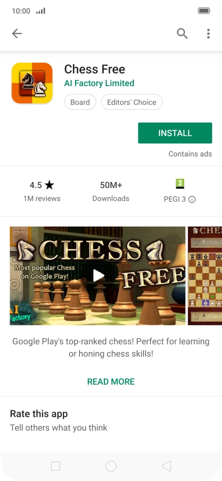 Press the Home key to return to the home screen.