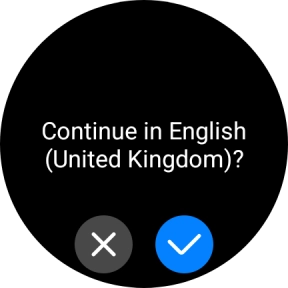 Press the confirm icon.