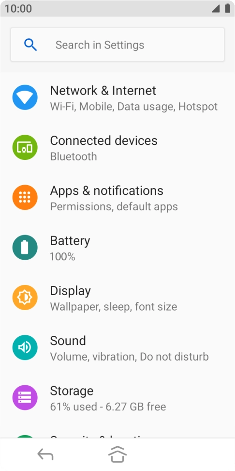 Press Apps & notifications.