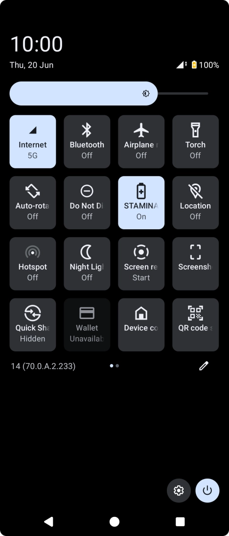 Press the Home key to return to the home screen.