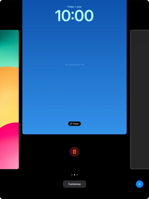 Press the delete icon.