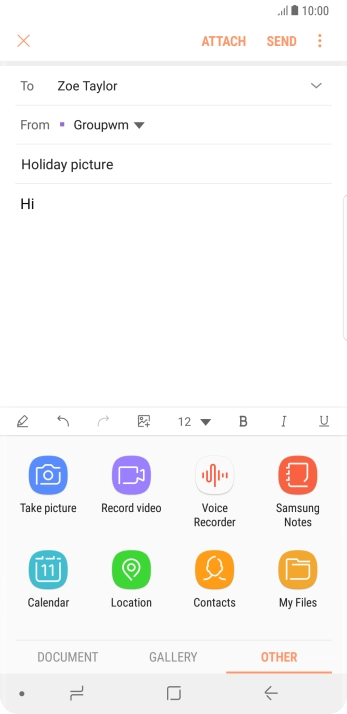 Press My Files and go to the required folder.