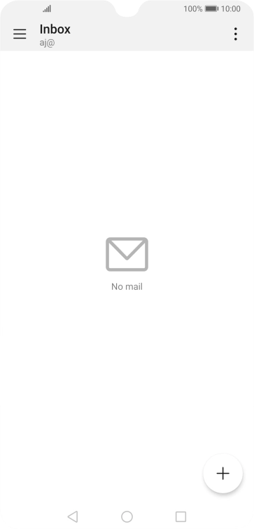 Slide your finger right starting from the left side of the screen.