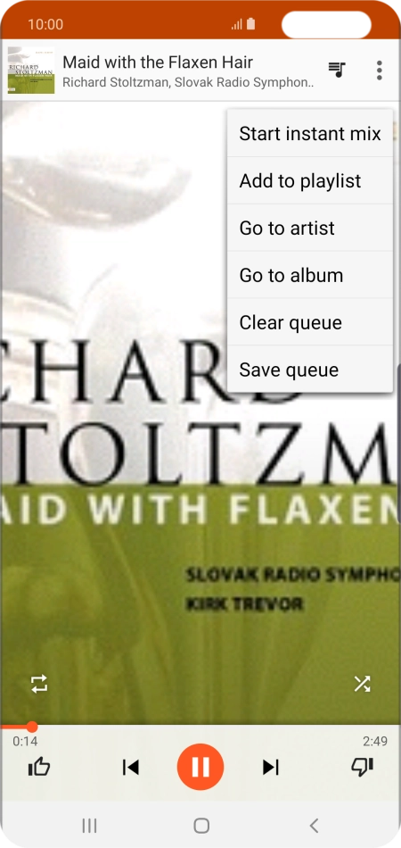 Press Add to playlist.