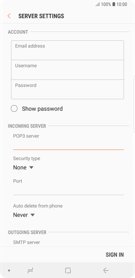 Press the drop down list below 