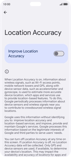 If you press the indicator next to 