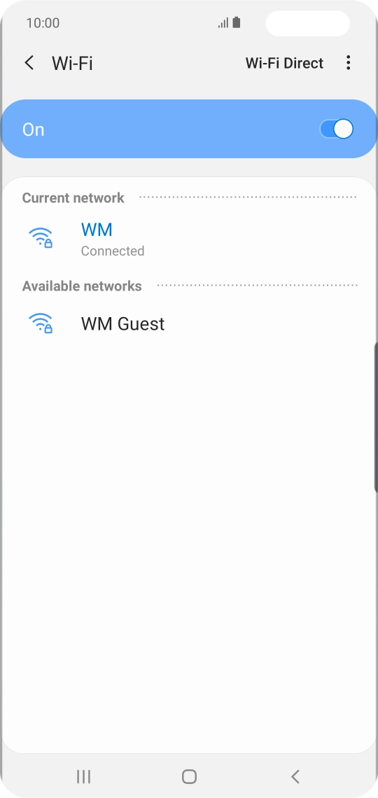 Press the Home key to return to the home screen.