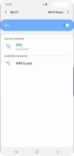 Press the Home key to return to the home screen.