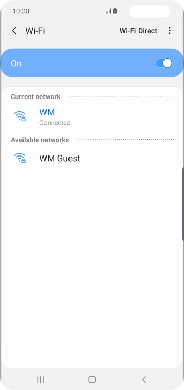 Press the Home key to return to the home screen.