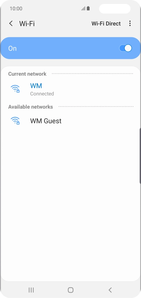 Press the Home key to return to the home screen.