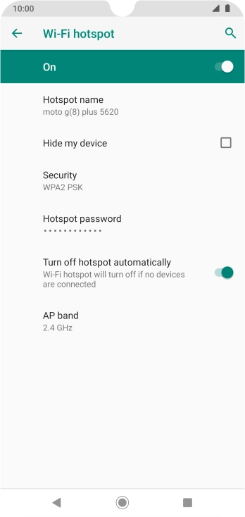 Press the Home key to return to the home screen.