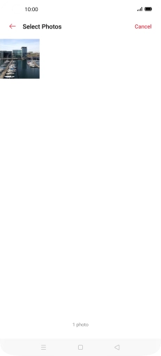 Press the required picture.