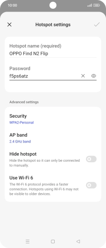 Press the field below 
