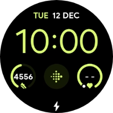 When the battery charging icon is displayed, charging is in progress.
