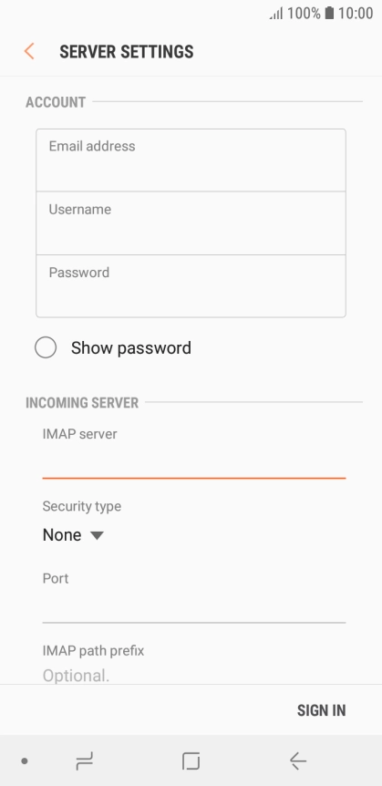 Press the drop down list below 