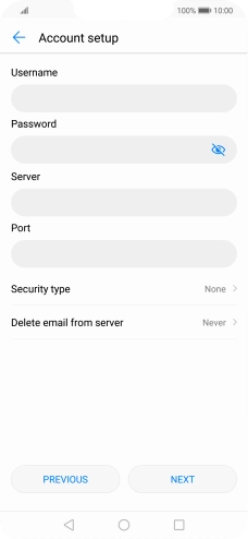 Press the field below 