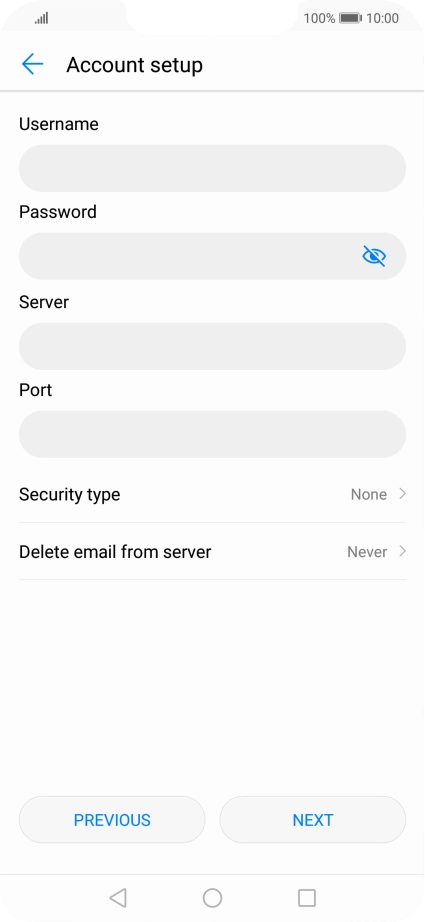 Press the field below 