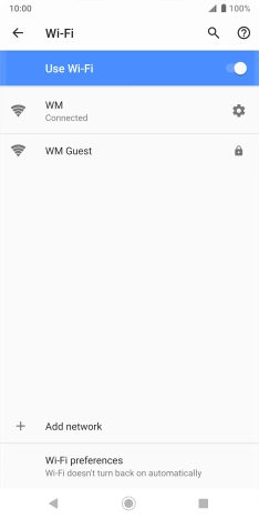 Press the Home key to return to the home screen.