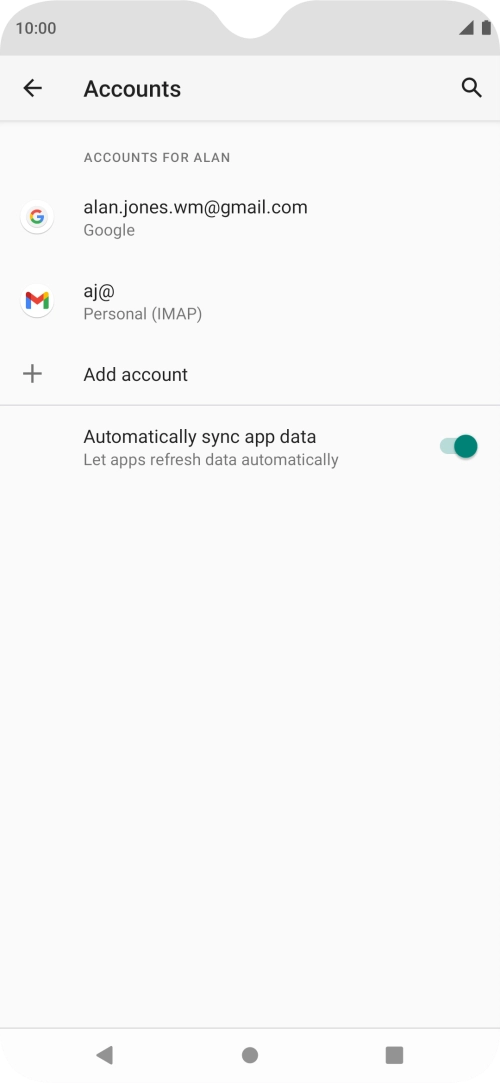 Press the Home key to return to the home screen.