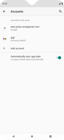 Press the Home key to return to the home screen.