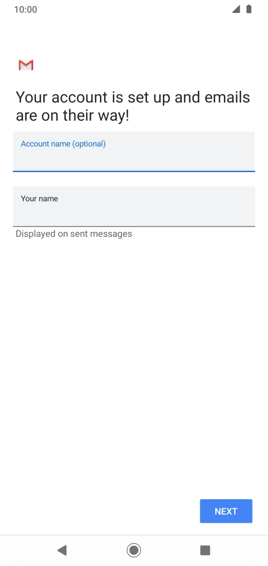 Press the field below 