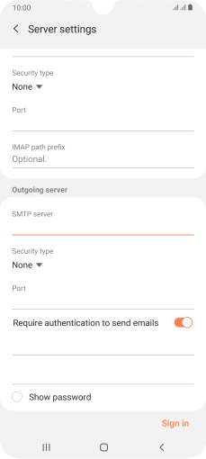 Press the drop down list below 