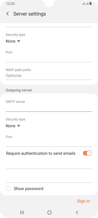 Press the drop down list below 