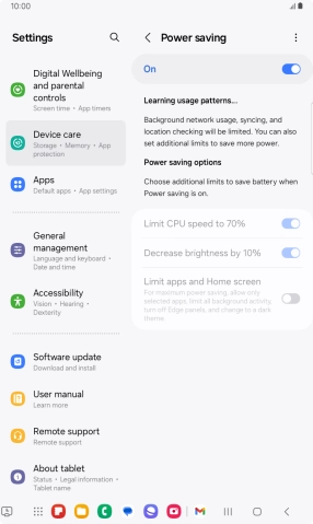 Press the Home key to return to the home screen.