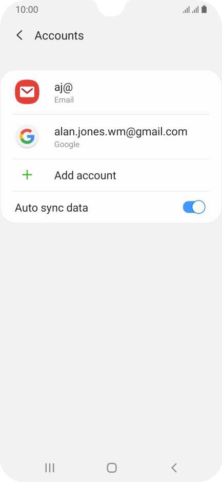 Press the Home key to return to the home screen.