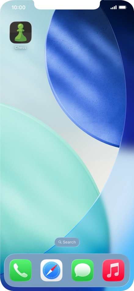 Press and hold the required app.