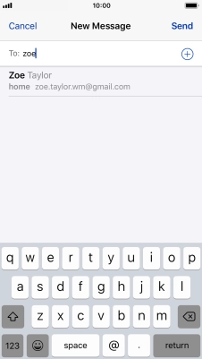 Press the required contact.