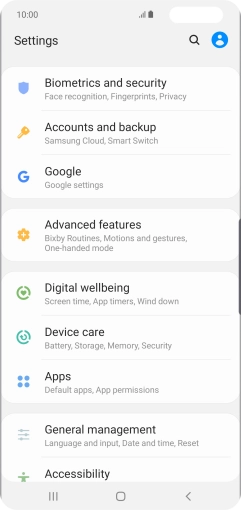 Press Biometrics and security.
