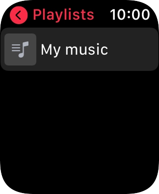 Press the required playlist.