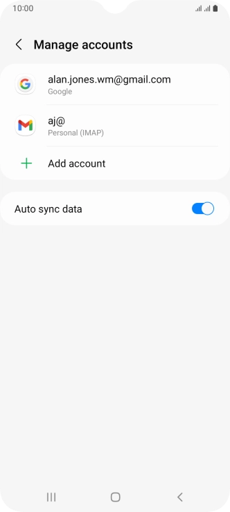 Press the Home key to return to the home screen.