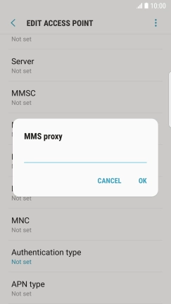 Key in 149.254.201.135 and press OK.