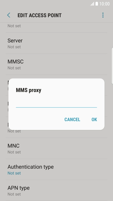 Key in 149.254.201.135 and press OK.