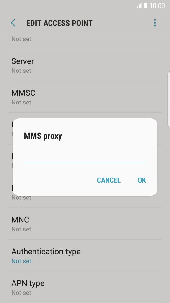 Key in 149.254.201.135 and press OK.