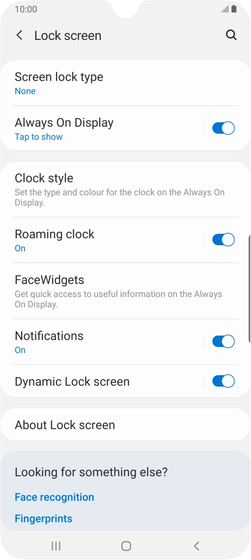 Press the Home key to return to the home screen.