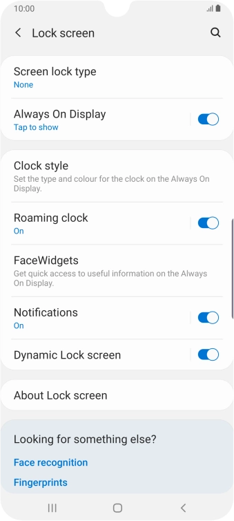 Press the Home key to return to the home screen.