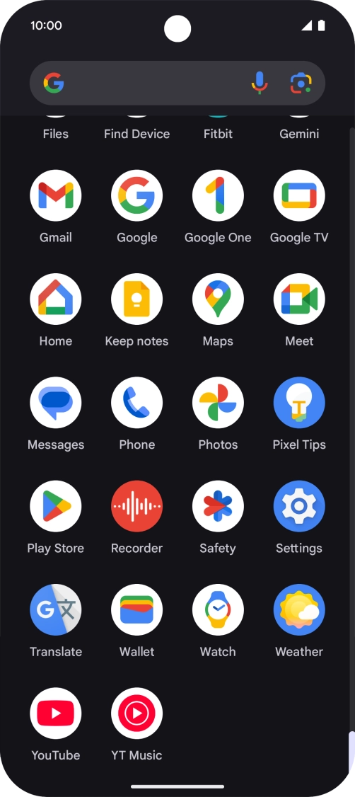 Open Photos and go to the required picture.