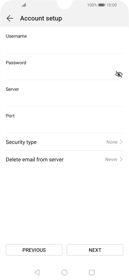 Press the field below 