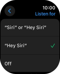 Press the required setting to turn the function on or off.