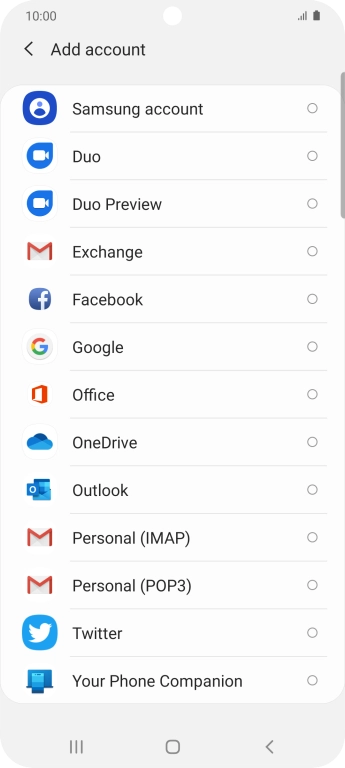 Press Personal (POP3).