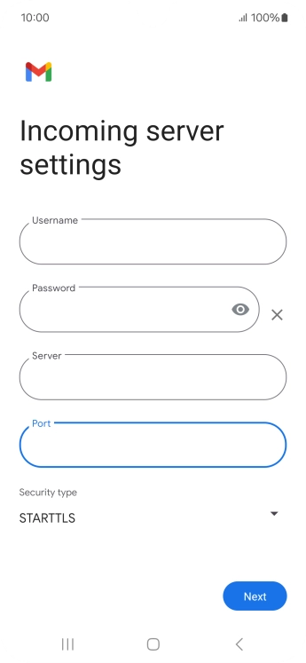 Press the drop down list below 